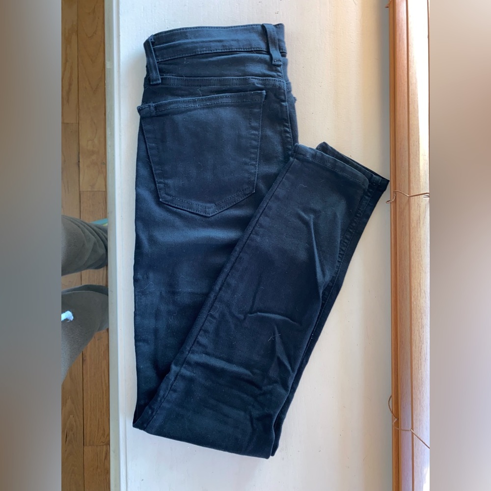 Top Shop Black High Wasted Skinny Jeans
